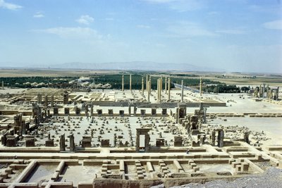 View of the Site from Above, Achaemenian Period, c.515 BC by Unbekannt Unbekannt